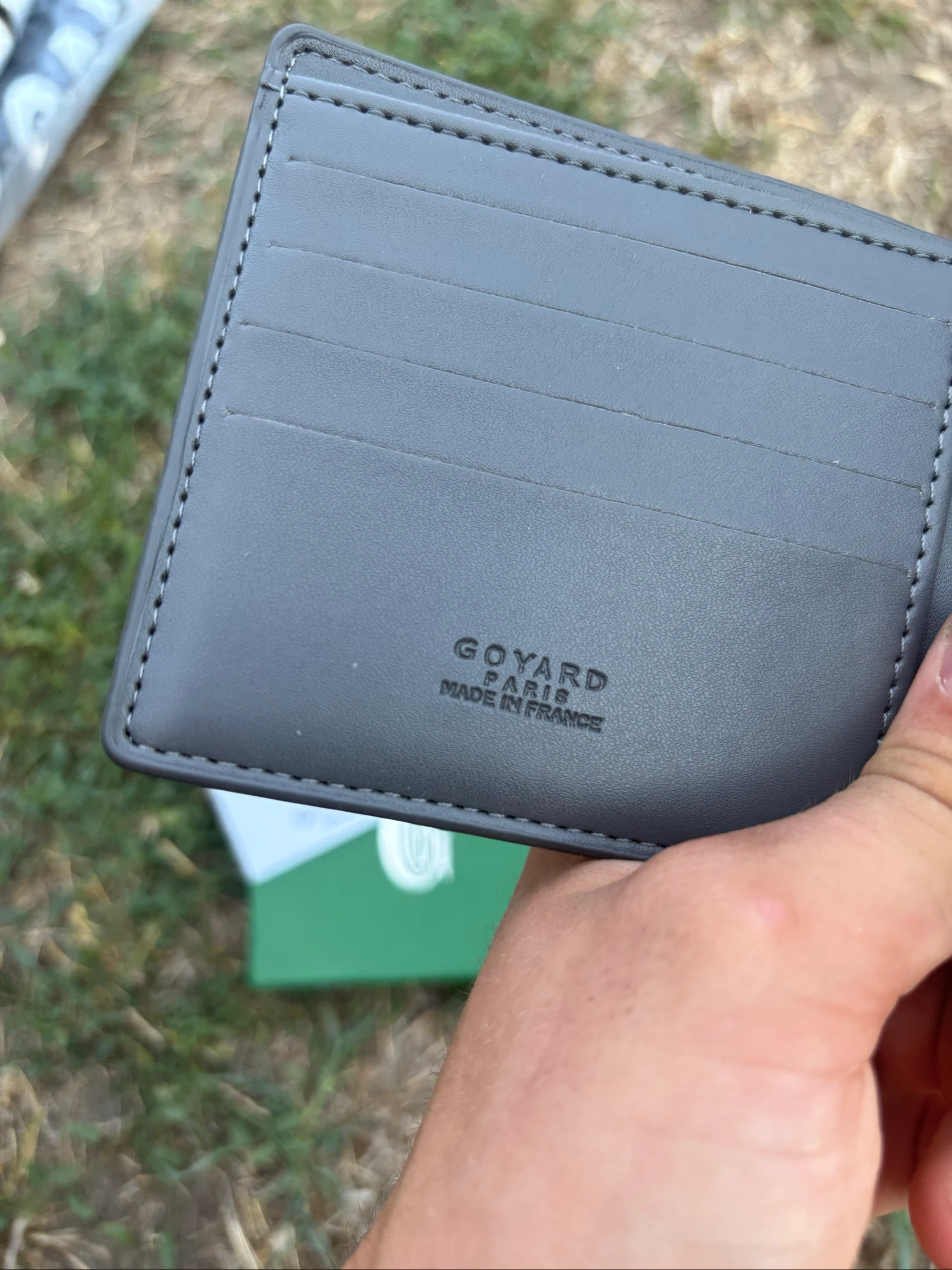 Porte feuille gyd gris foncés neuf – photo 3